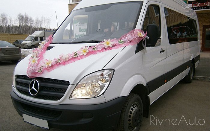 Аренда Мікроавтобус Mercedes Sprinter на свадьбу Ровно