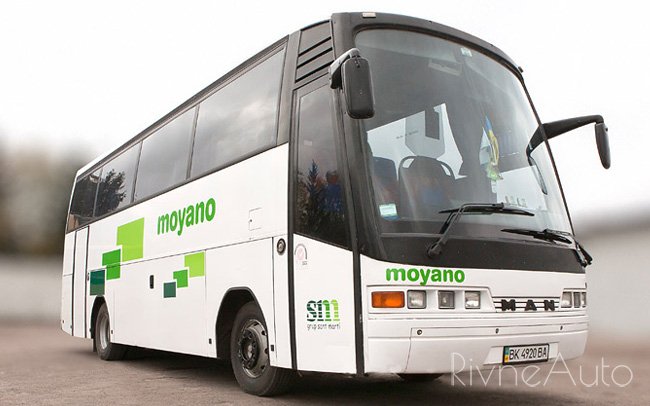 Аренда Автобус MAN 37 місць на свадьбу Рівнe